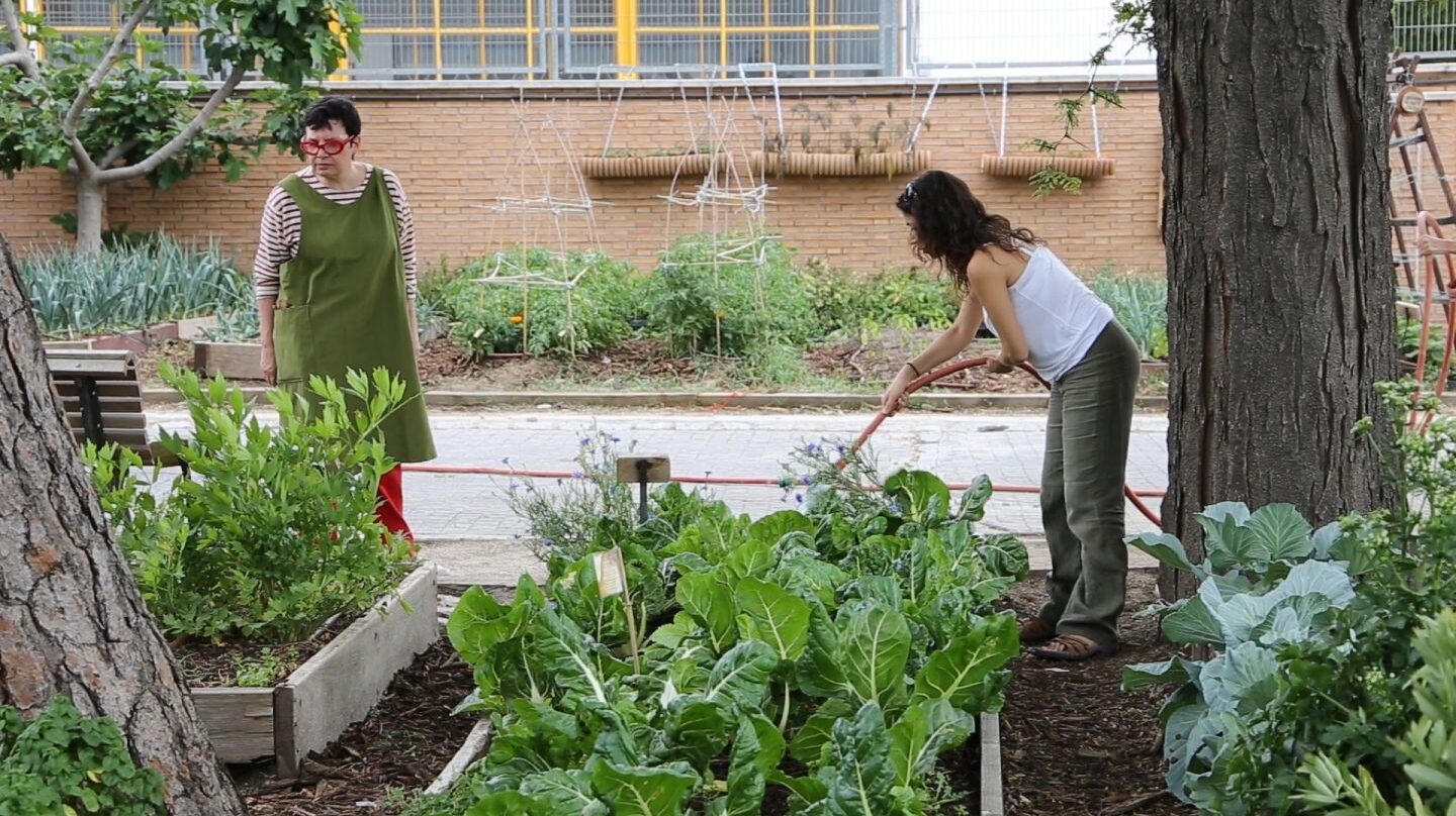 "En un huerto urbano solo hacen falta agua y amigos", dice un hortelano.