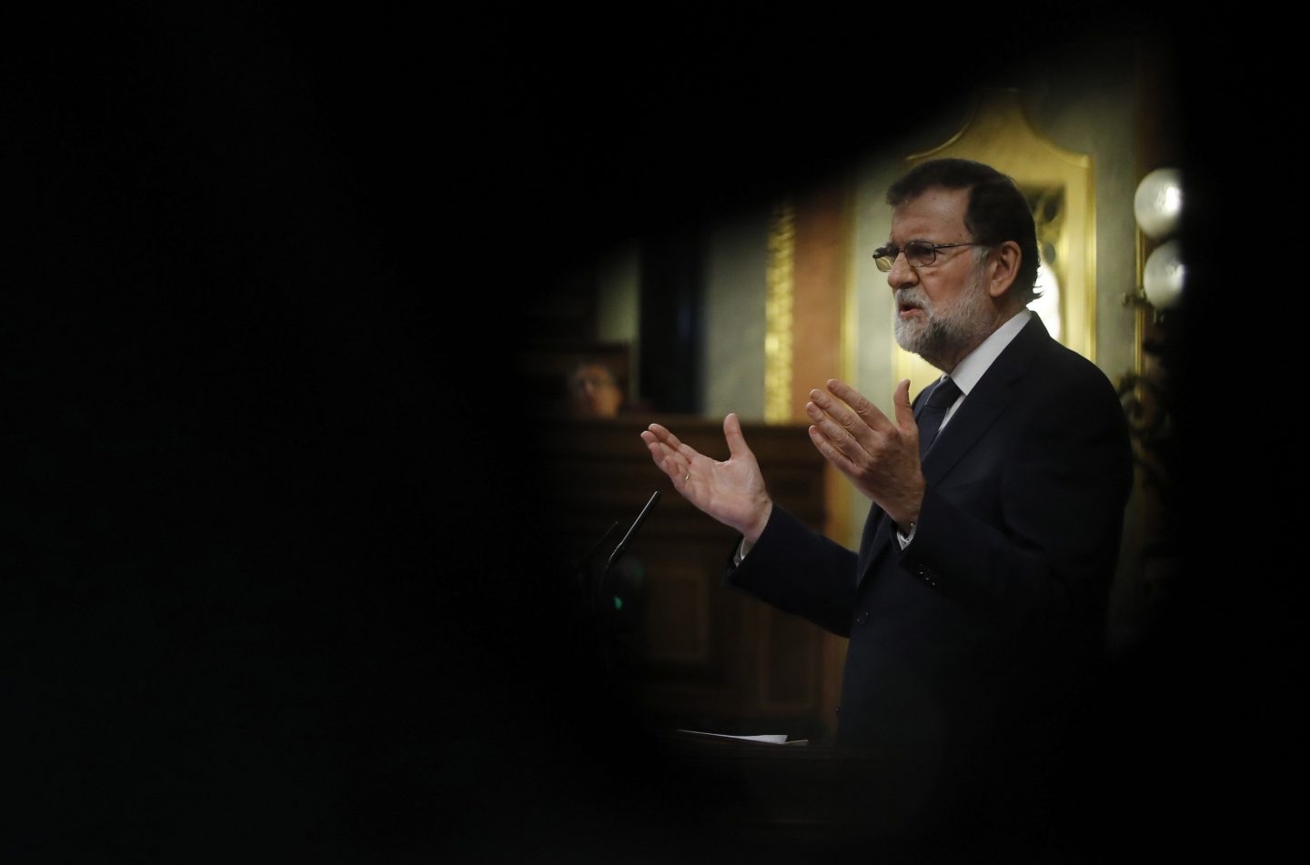 Mariano Rajoy, en la moción de censura.