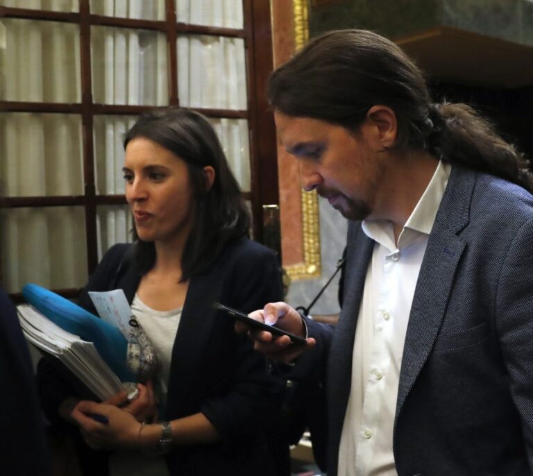 Irene Montero y Pablo Iglesias serán padres de mellizos en otoño