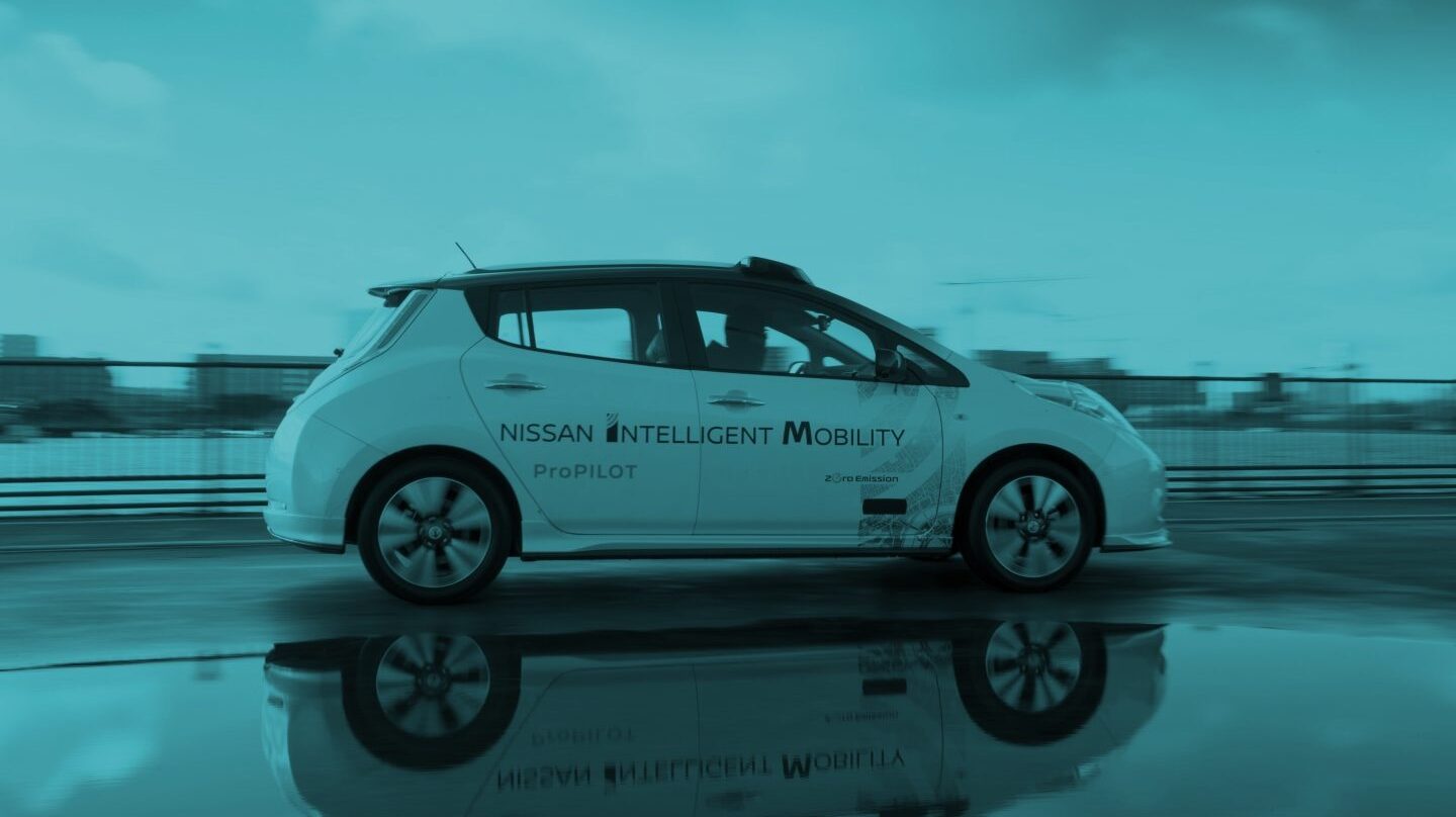 Vehículo autónomo de Nissan.