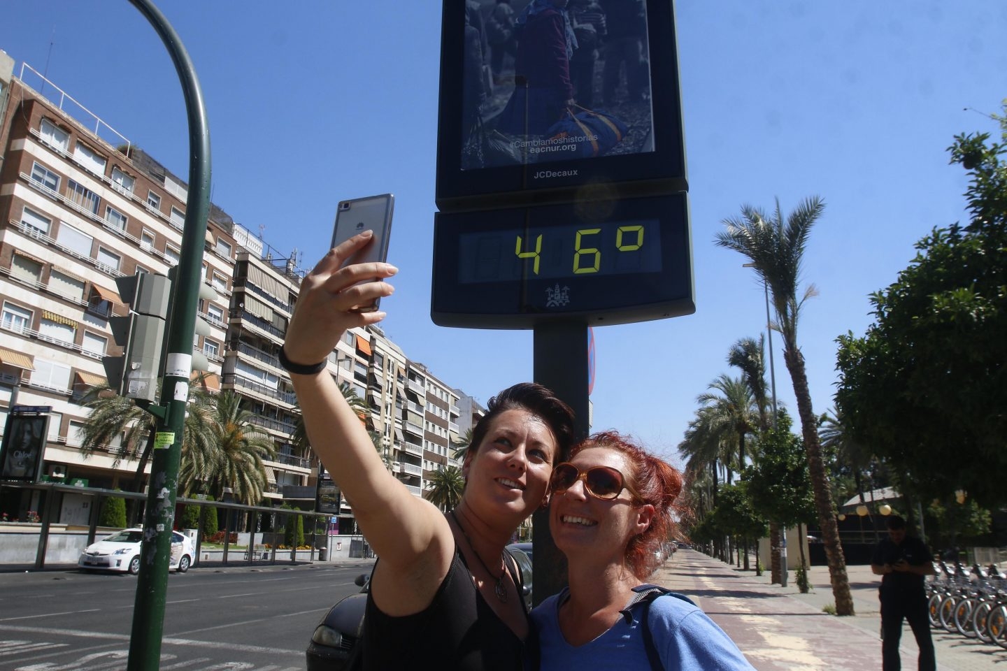 Ola de calor: 46 grados en el centro de Córdoba.