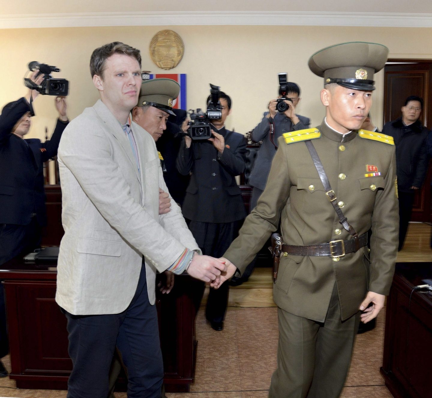 Otto Frederick Warmbier, el estudiante retenido en Corea del Norte.
