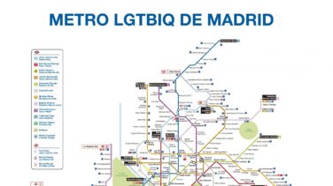 El plano de metro LGTBI