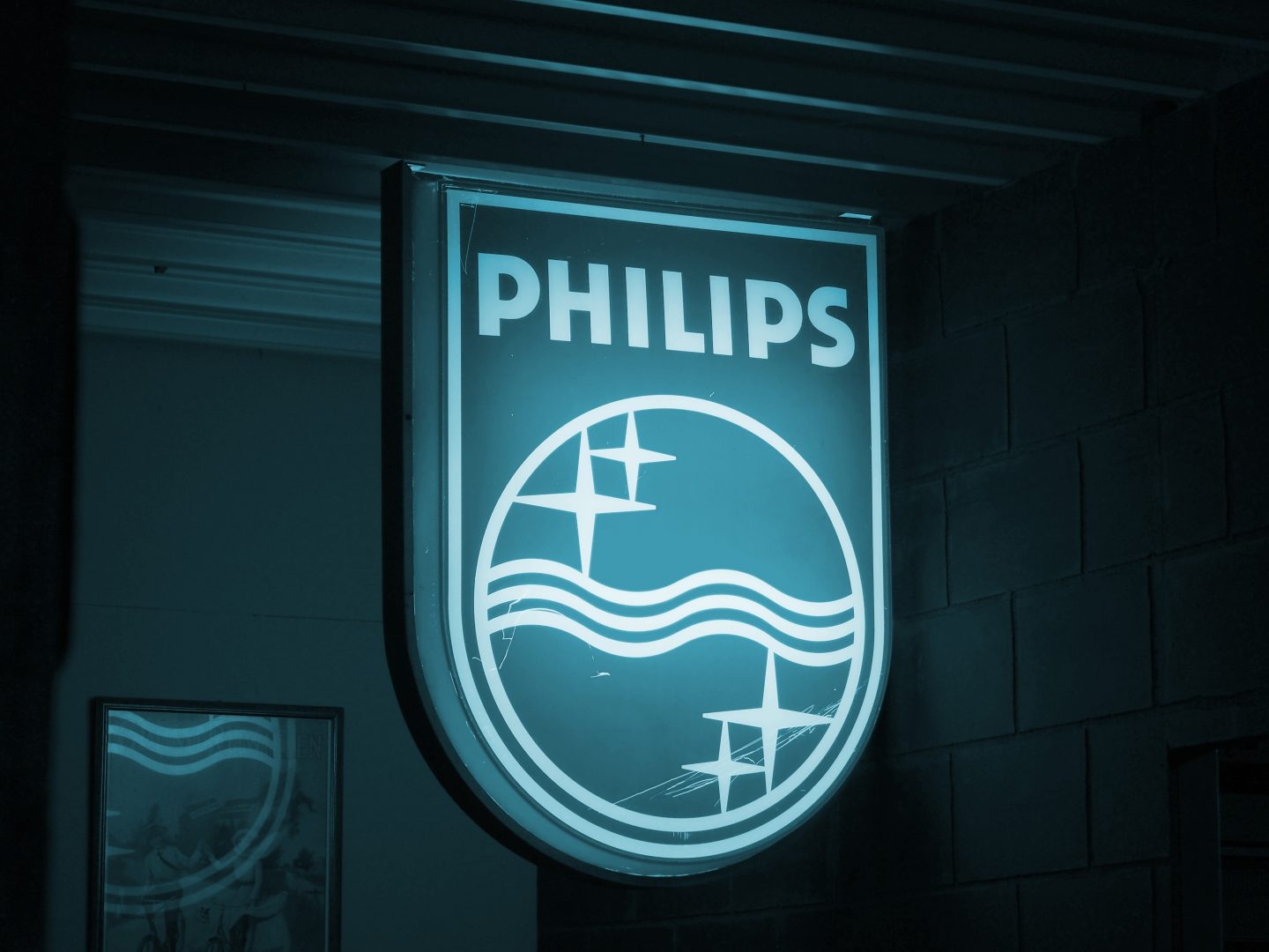 Logotipo del grupo holandés Royal Philips.