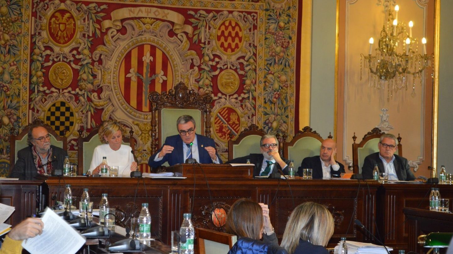 Imagen de archivo del Pleno de Lleida