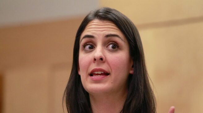 Rita Maestre comparece ante la prensa en una imagen de archivo.