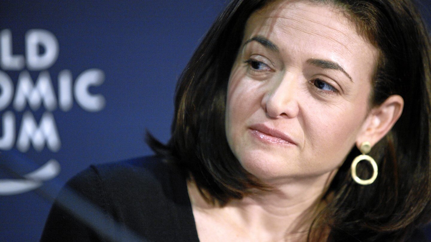 Sheryl Sandberg, responsable de operaciones de Facebook.