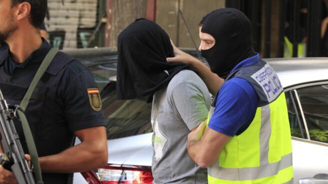 Yihadista detenido en Madrid. Yihadista detenido en Madrid.