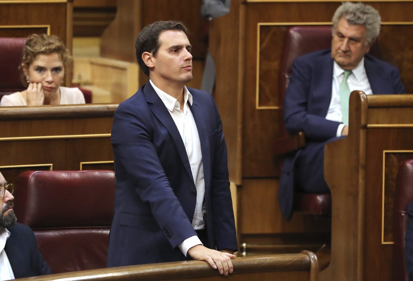 El líder de Ciudadanos, Albert Rivera, en el Congreso de los Diputados.