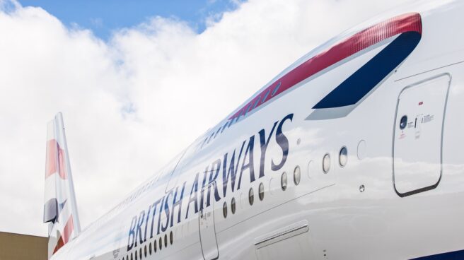 Un avión de British Airways.