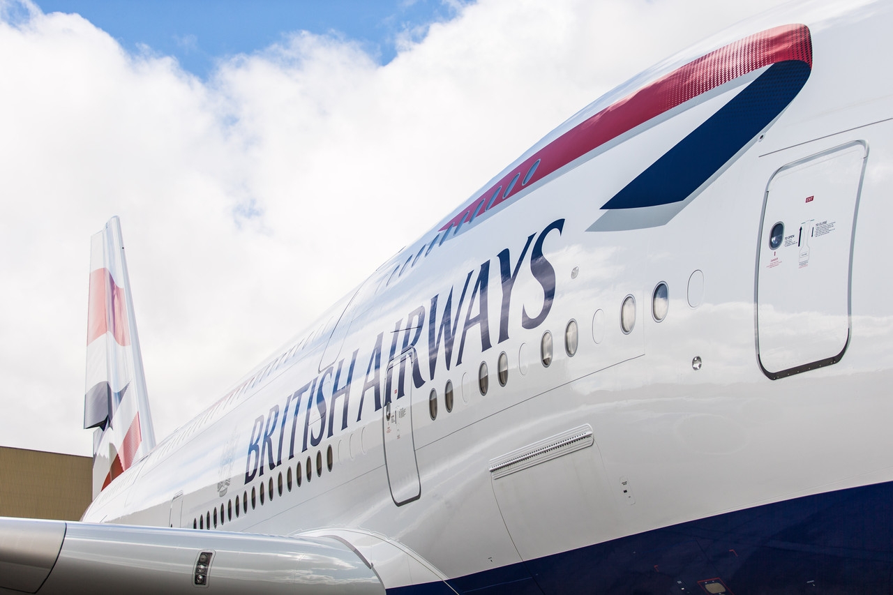 Un avión de British Airways.