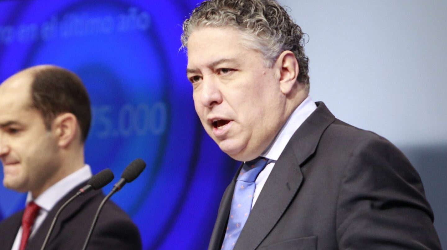 El secretario de Estado de Seguridad Social, Tomás Burgos, en rueda de prensa.