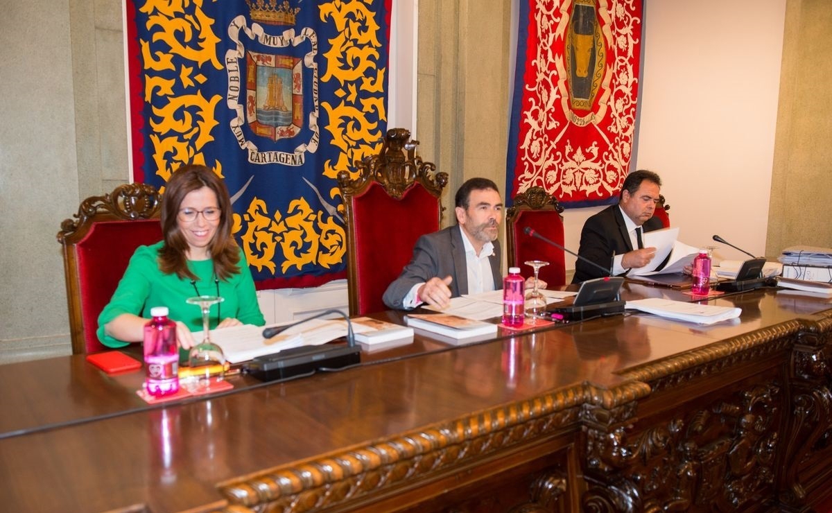 Pleno del Ayuntamiento de Cartagena.