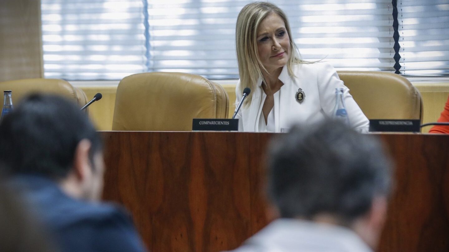 Cristina Cifuentes, en la asamblea de Madrid.