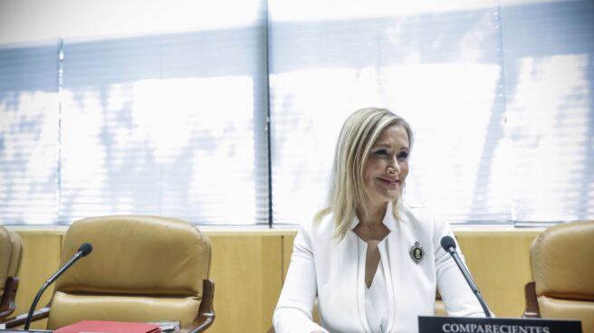 Cristina Cifuentes, en la asamblea de Madrid.