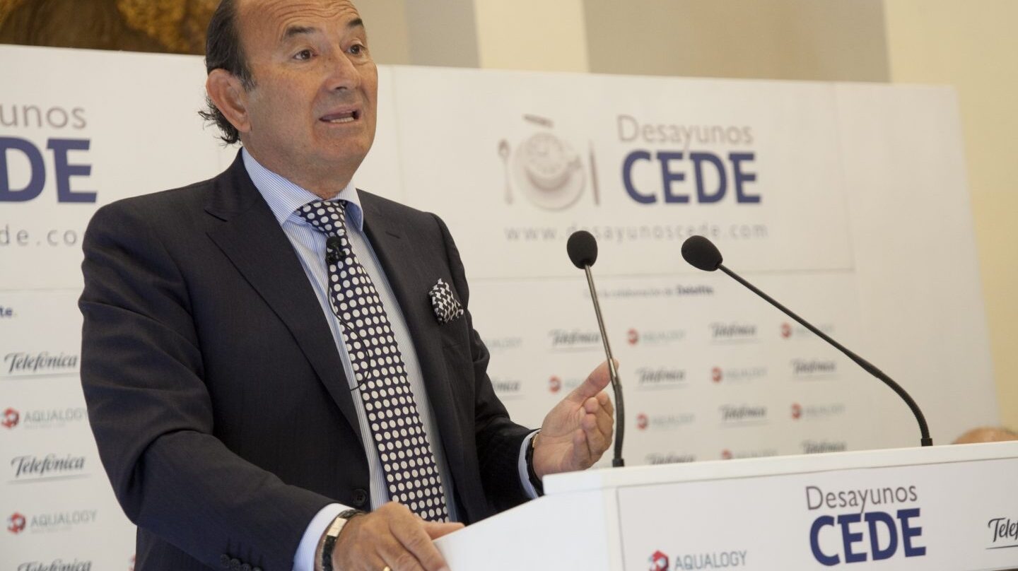 El empresario Félix Revuelta, en unos desayunos organizados por Cede.