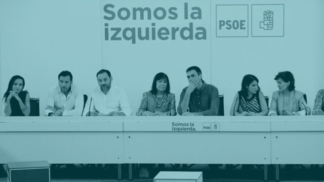 Parte de la nueva Ejecutiva de Pedro Sánchez.