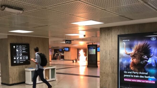 La policía neutraliza a un hombre con un cinturón de explosivos en Bruselas