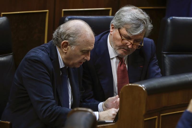 Jorge Fernández Díaz, titular de Interior cuando se nombró a Francisco Gabriel Maroto, esta semana en el Congreso.