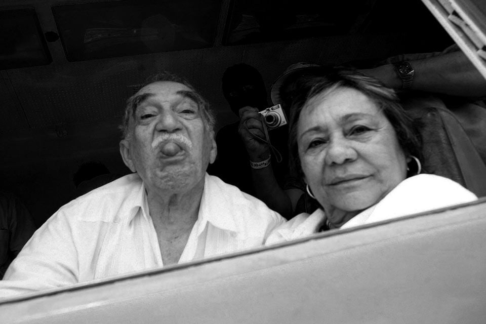 Gabriel García Márquez y su mujer Mercedes Barcha.