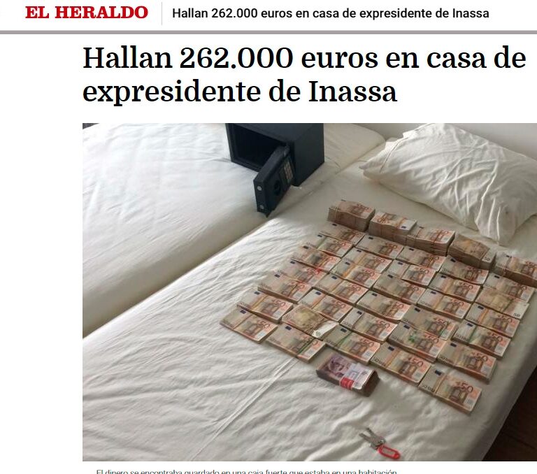 Lezo: Incautados 262.000 euros en la casa colombiana de Edmundo Rodríguez Sobrino