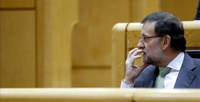 Mariano Rajoy, en el Senado.