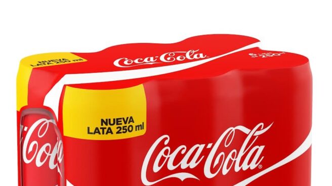 Coca-Cola lanza una lata de 250 ml para "limitar el consumo de azúcares"