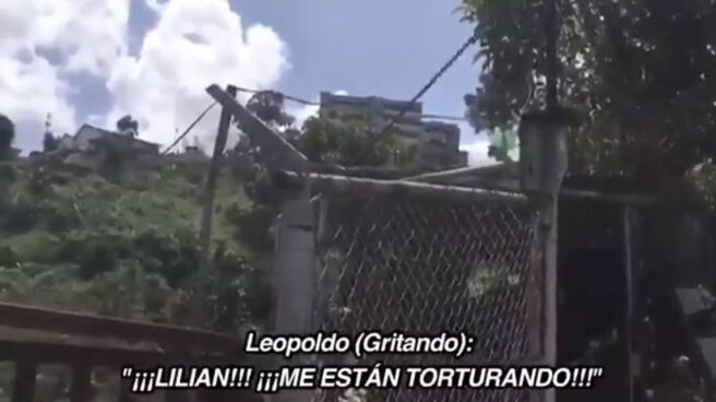Fotograma del vídeo difundido por Lilian Tintori. Fotograma del vídeo difundido por Lilian Tintori, mujer de Leopoldo López.