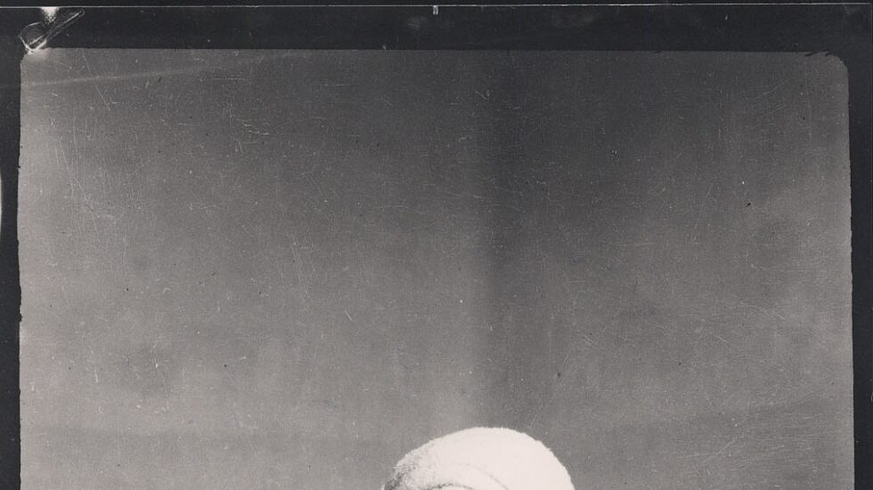 Federico García Lorca con turbante en la Residencia de Estudiantes, Madrid, 1924.