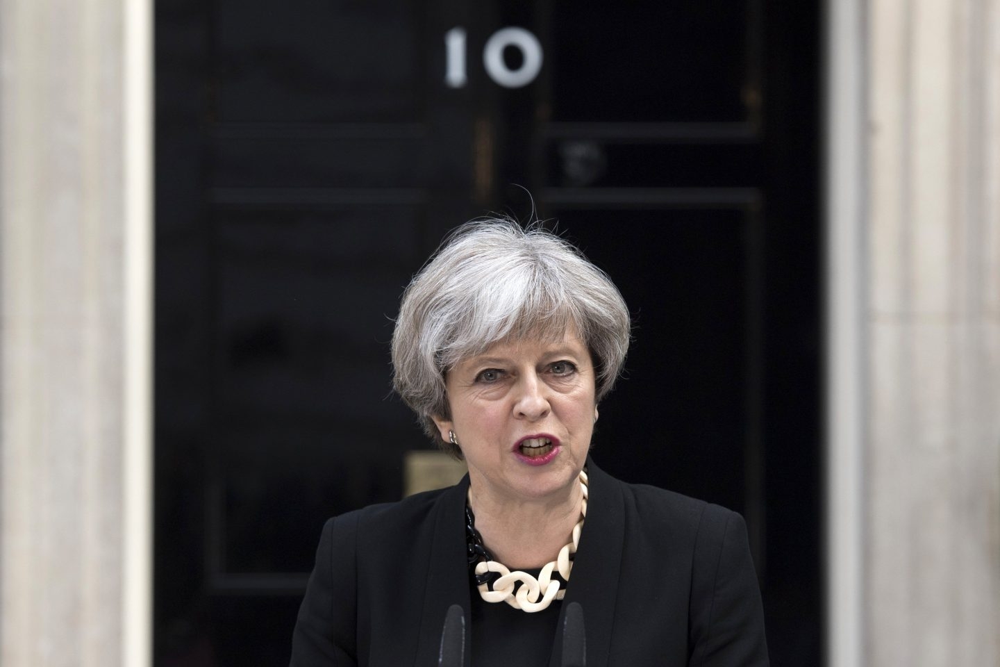 Theresa May, primera ministra británica.