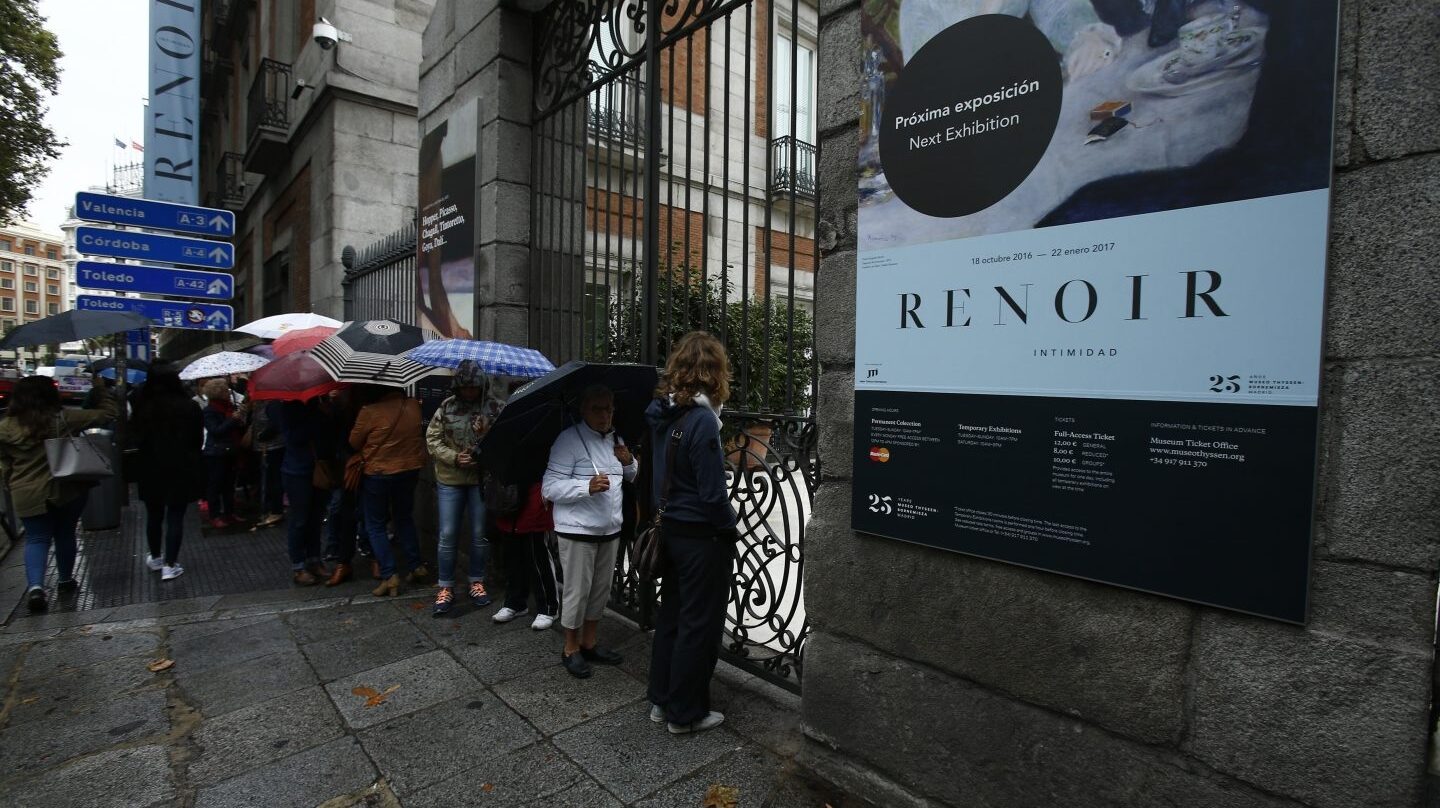 El Museo Thyssen de Madrid.