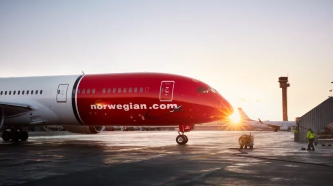 norwegian Un avión del grupo aéreo Norwegian.