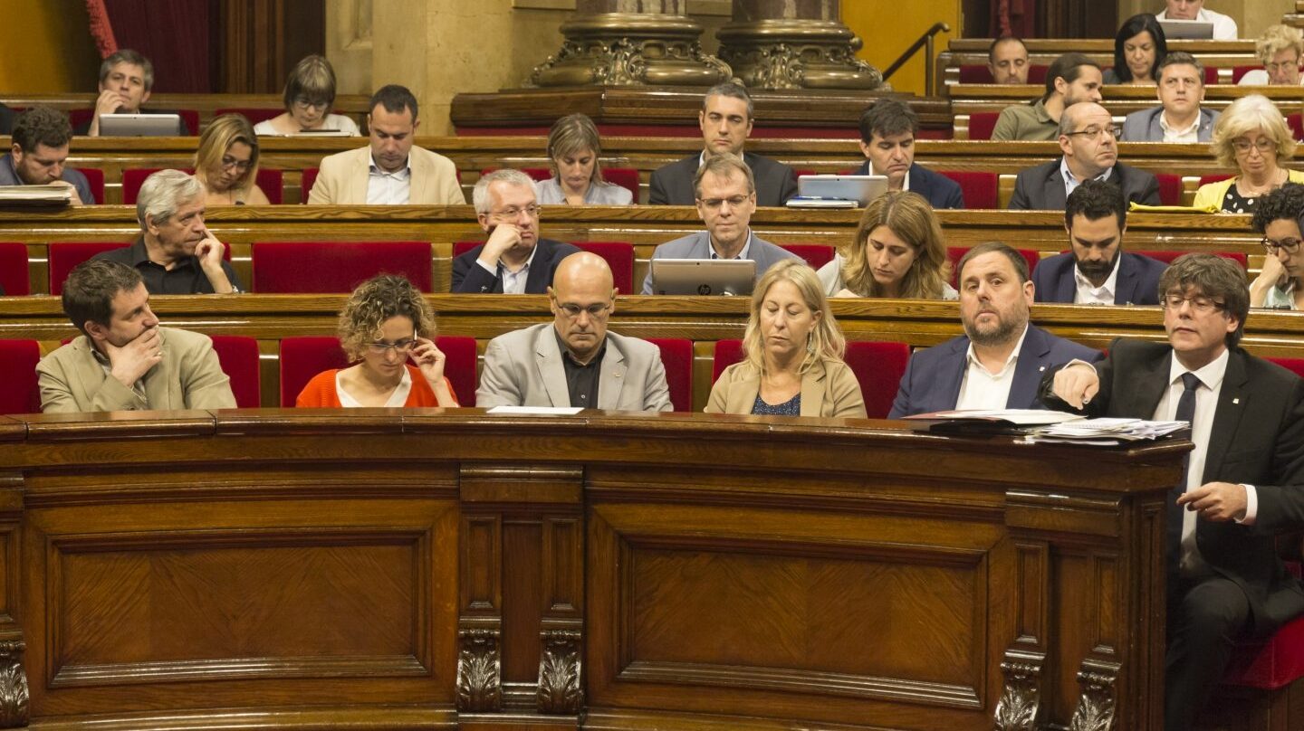 Govern en el Pleno del Parlament