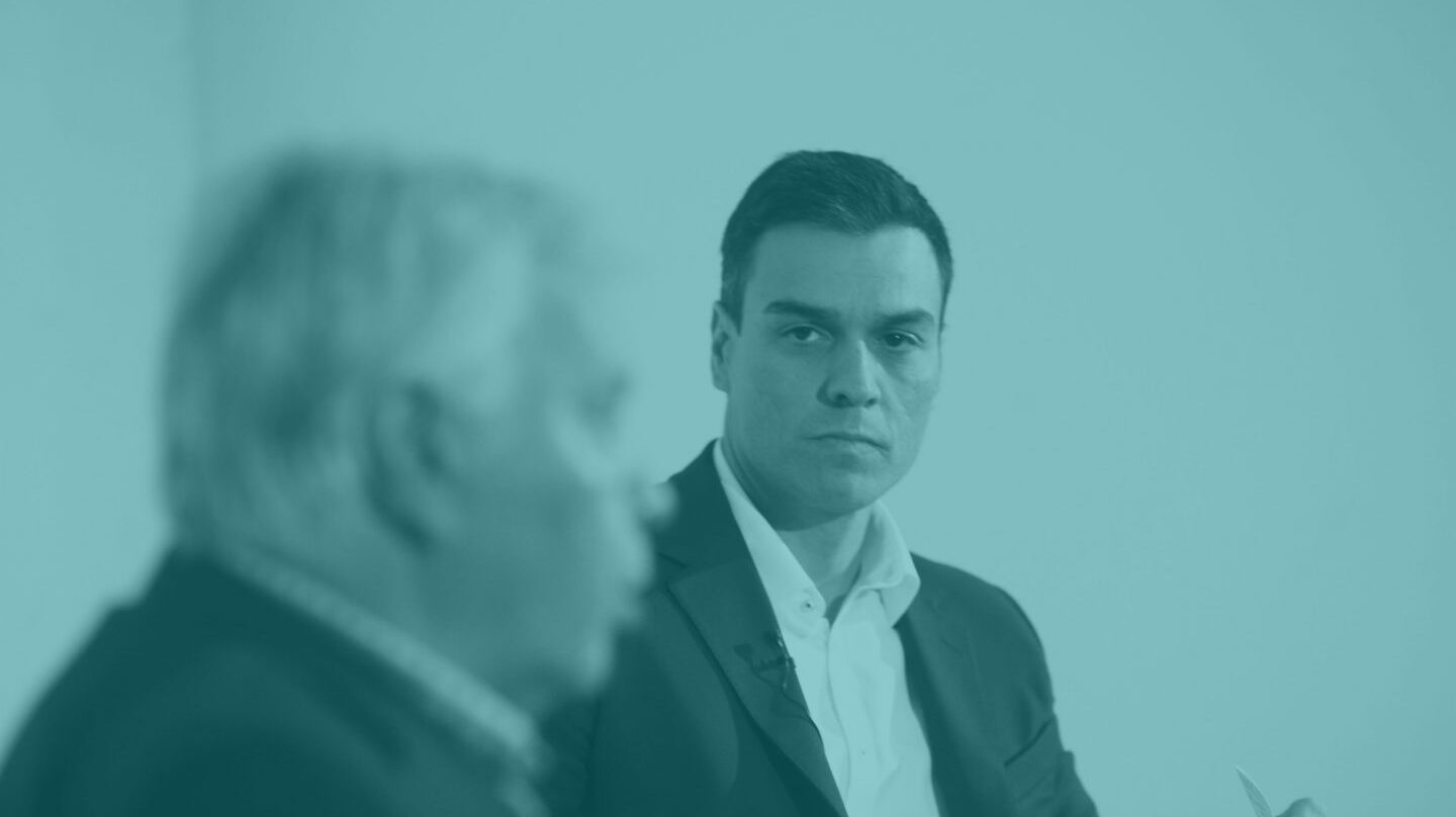 Felipe González y Pedro Sánchez.