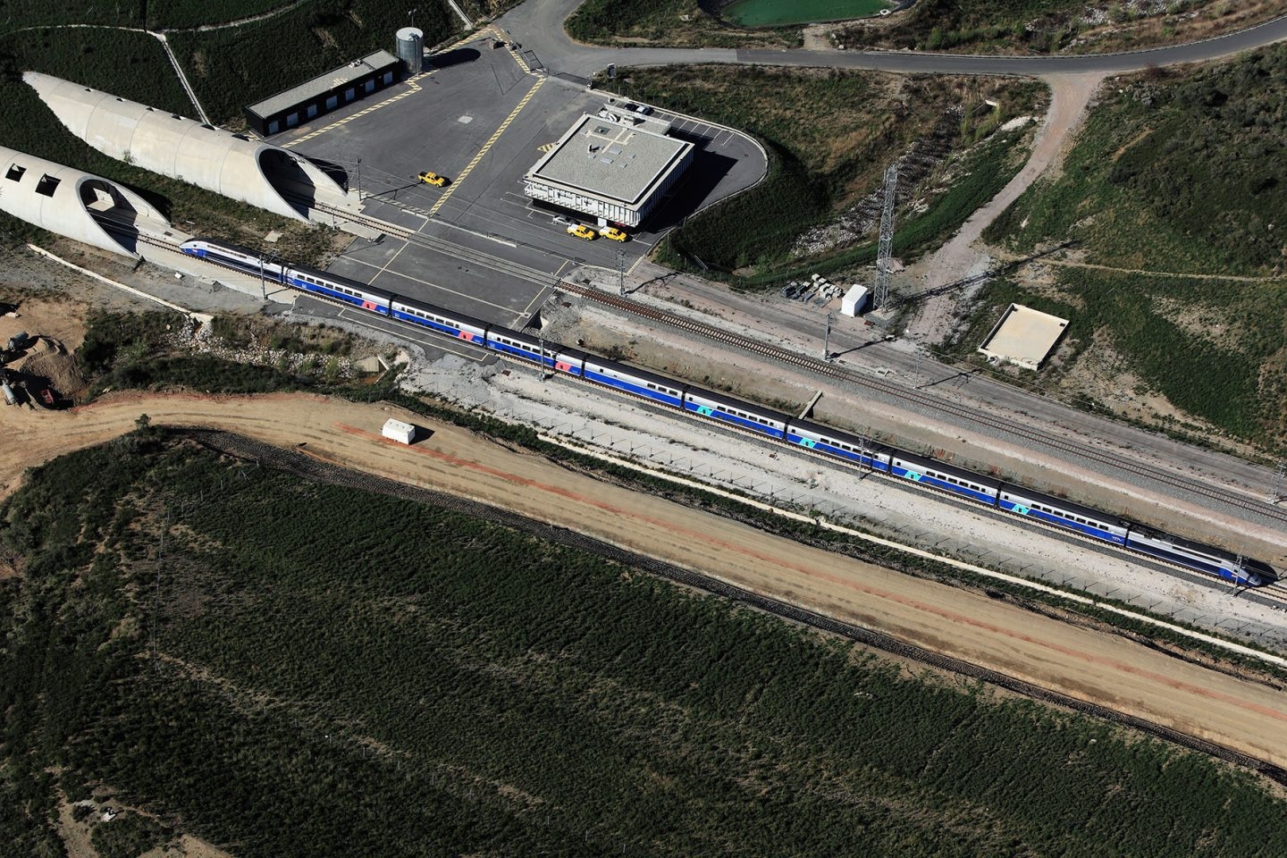 Túnel del Pertús, que conecta via AVE Figueras y Perpiñán y rescatado en diciembre pasado por España y Francia.