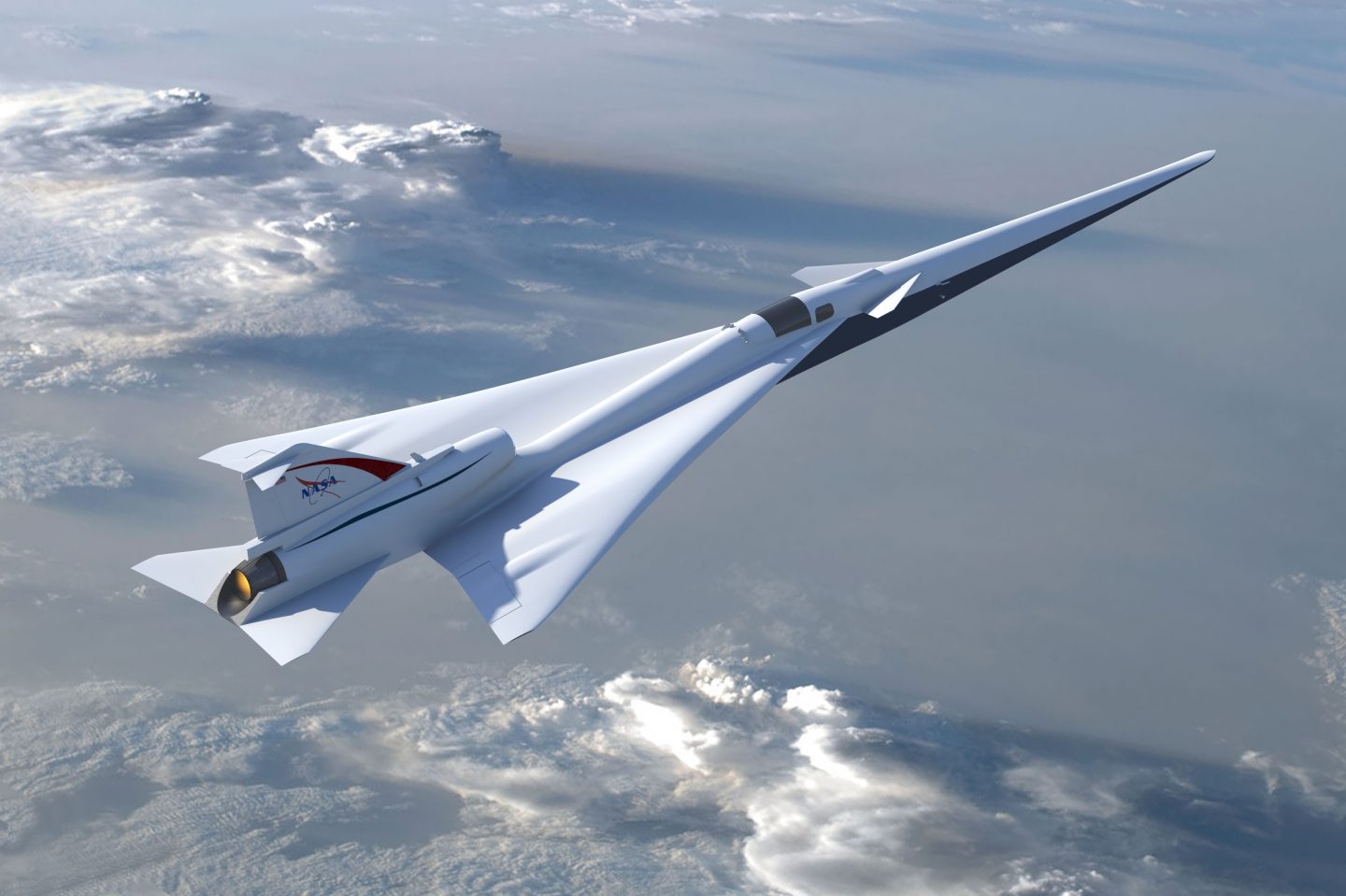 El avión supersónico que ha diseñado la NASA.