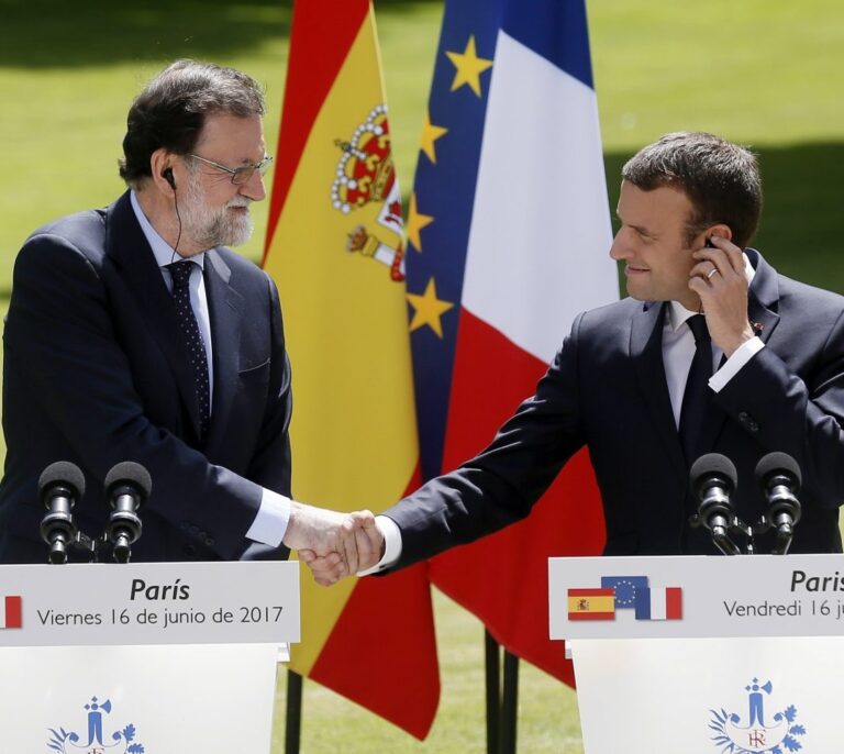 Macron, sobre el referéndum catalán: "Mi interlocutor se llama Rajoy"
