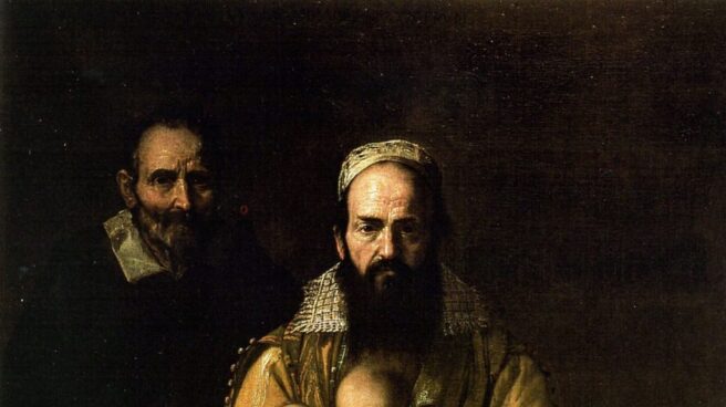Magdalena Ventura con su marido, de Ribera.