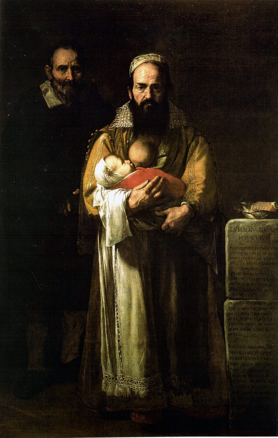 Magdalena Ventura con su marido, de Ribera.