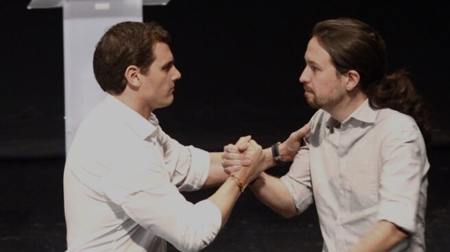 Albert Rivera y Pablo Iglesias reforma ley electoral Albert Rivera y Pablo Iglesias cuando se llevaban bien