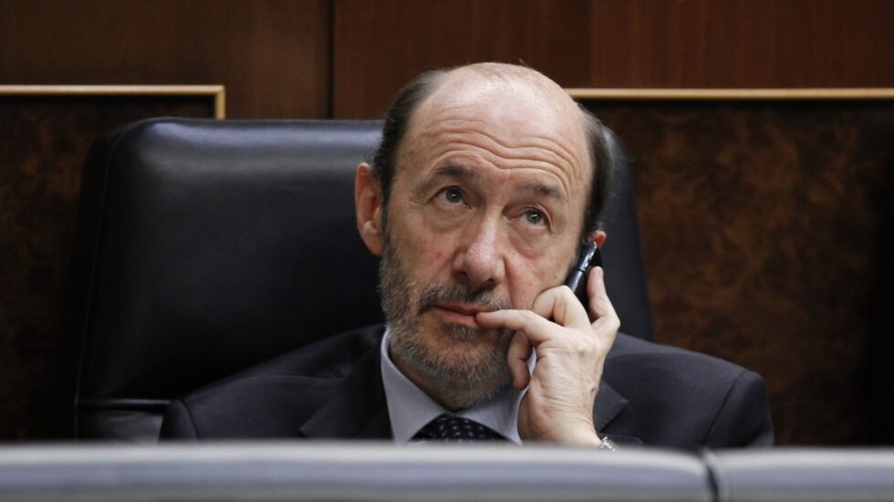 El ex secretario general socialista, Alfredo Pérez Rubalcaba, en el Congreso.