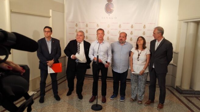 senado Portavoces de la oposición en la comisión de investigación de partidos en Senado.