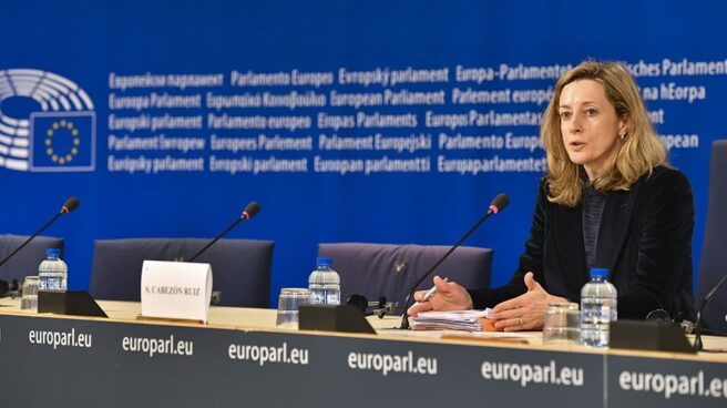 La eurodiputada del PSOE Soledad Cabezón, en el Parlamento Europeo La eurodiputada del PSOE Soledad Cabezón, en el Parlamento Europeo