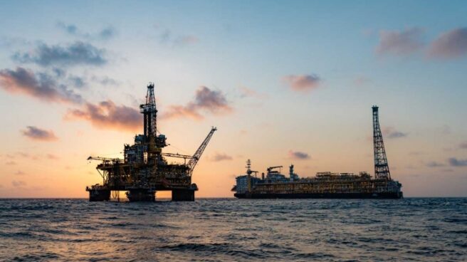 total Un yacimiento marino de petróleo de Total.