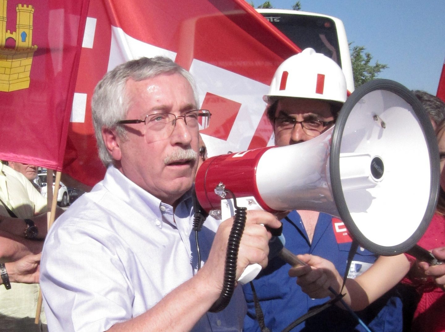 El exsecretario general de CCOO, Ignacio Fernández Toxo, en una manifestación.