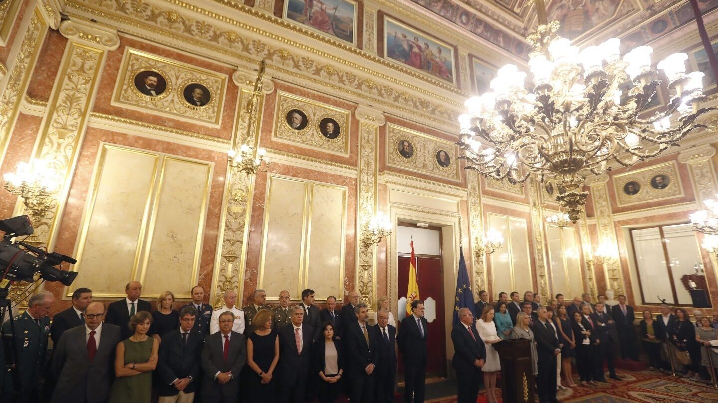 Homenaje a las víctimas del terrorismo, celebrado en el Congreso de los Diputados el martes 27 de junio.