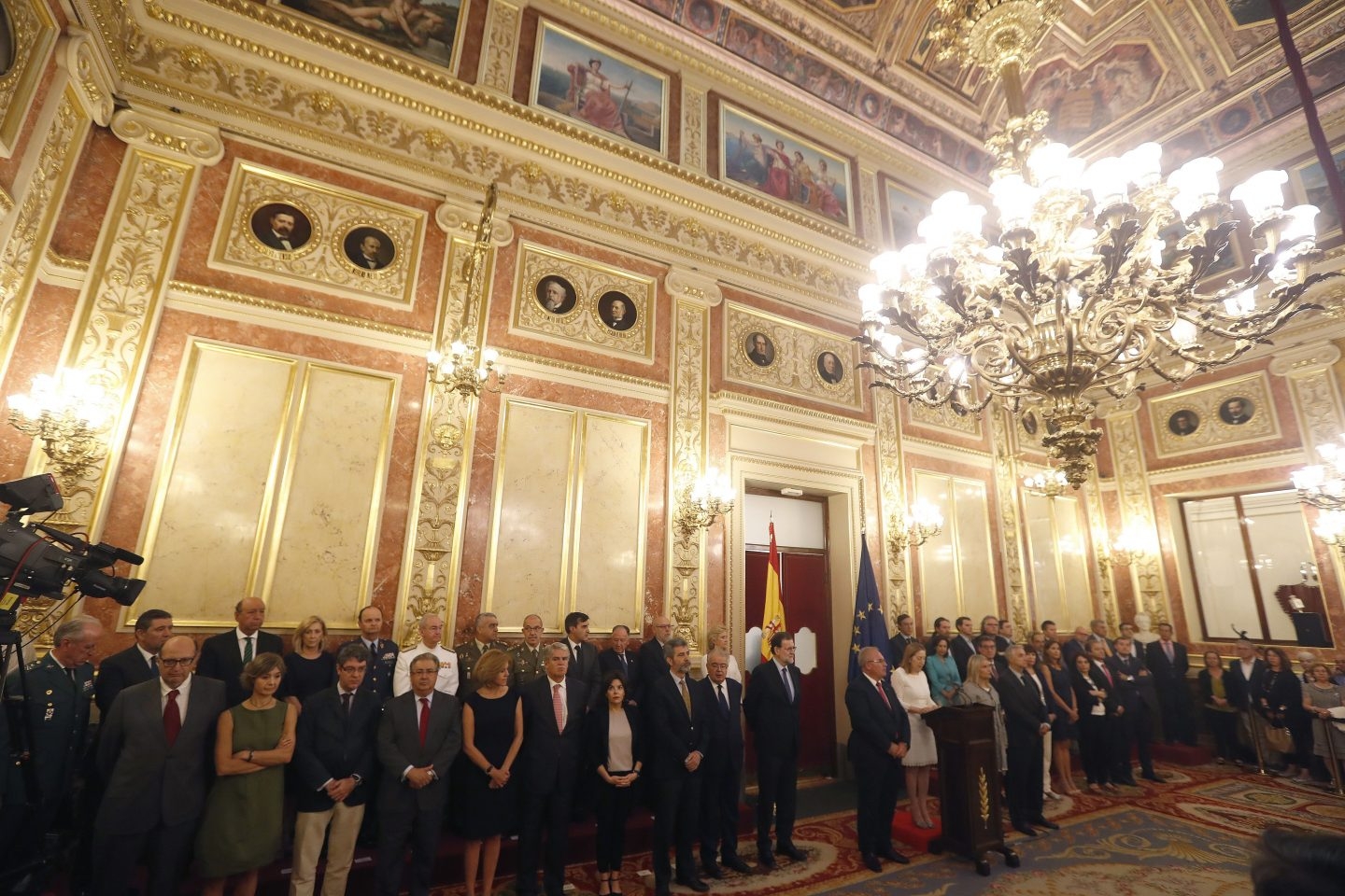 Homenaje a las víctimas del terrorismo, celebrado en el Congreso de los Diputados el martes 27 de junio.