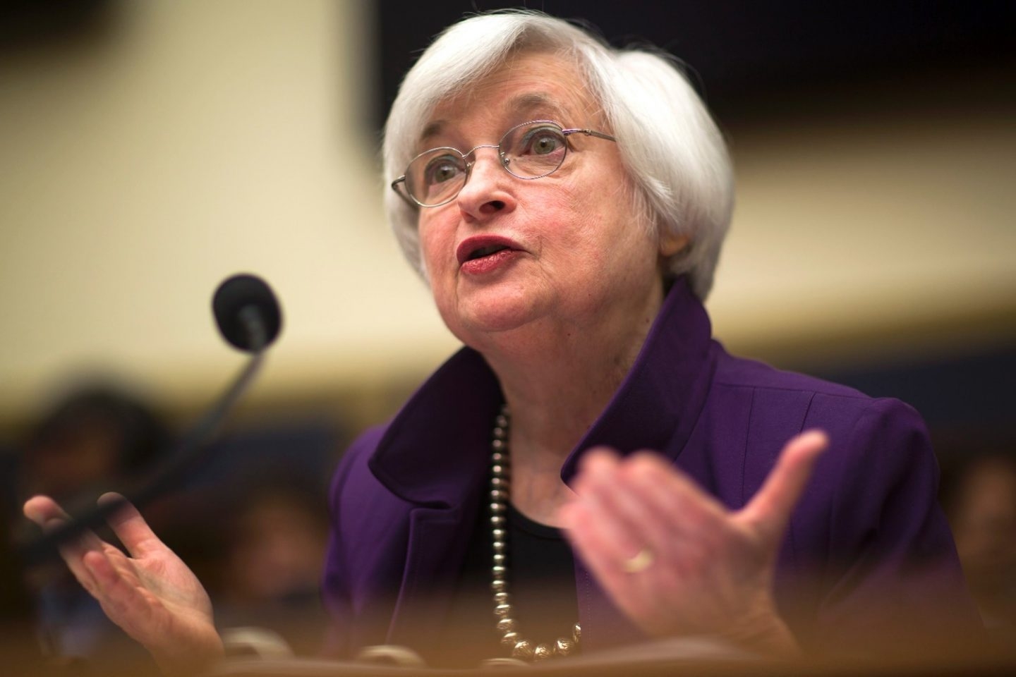 Janet Yellen, presidenta de la Reserva Federal de Estados Unidos.