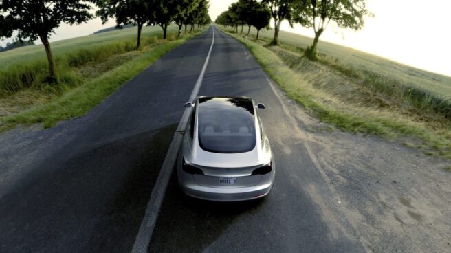 Tesla-Model-3 Uno de los Model 3 de Tesla.