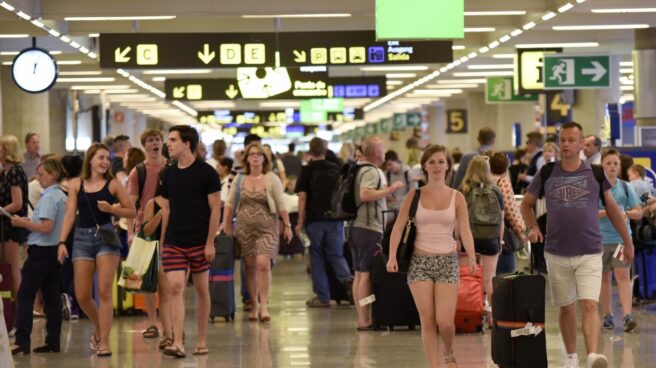 El aeropuerto de Palma de Mallorca.